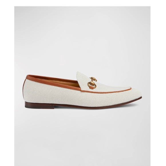 NWT Men\'s Gucci Jordaan Canvas Bit Loafers main image 2